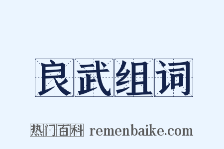 良武组词是什么意思的图片